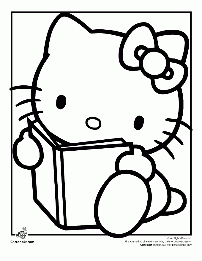 hello kitty coloring pages
