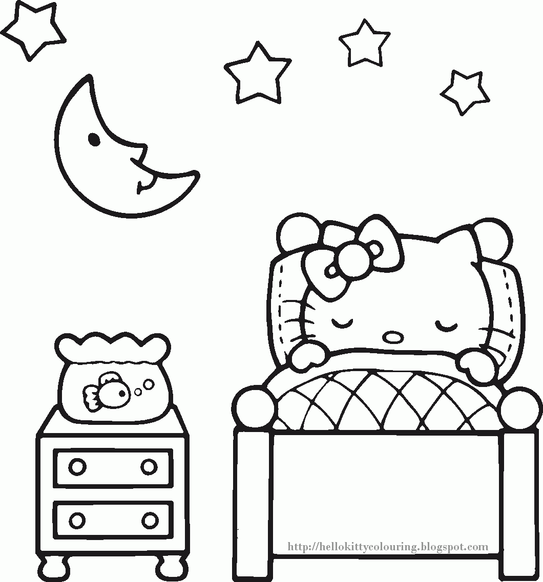 Hello Kitty colouring in sheets