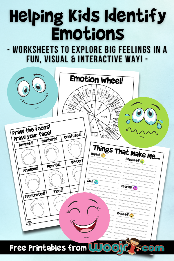 Helping Kids Identify Emotions Worksheets Woo Jr Kids Activities