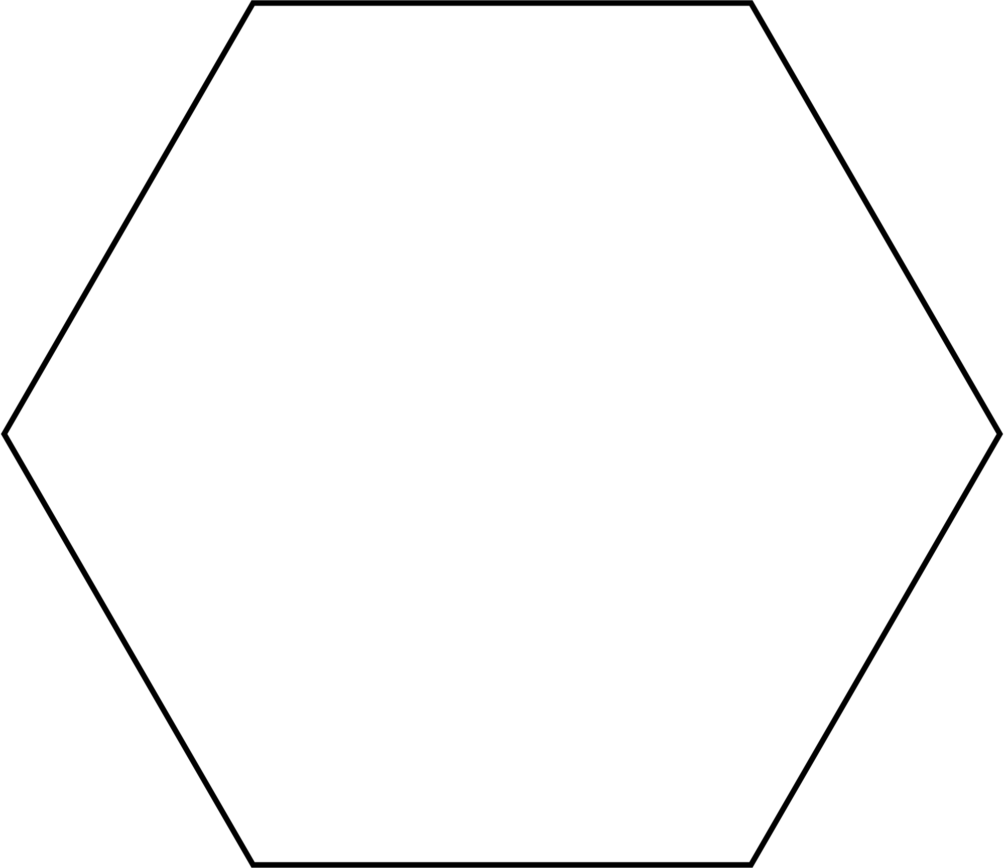 Hexagon Shape Printable