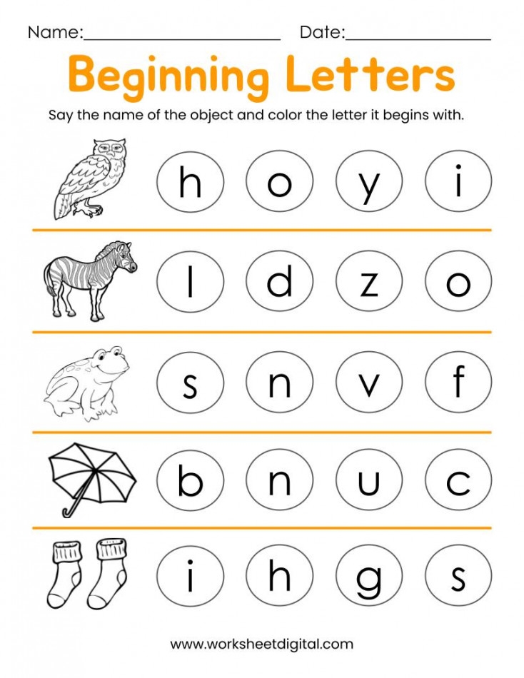 Homeschool Printables For Kindergarten Printable PDF Template