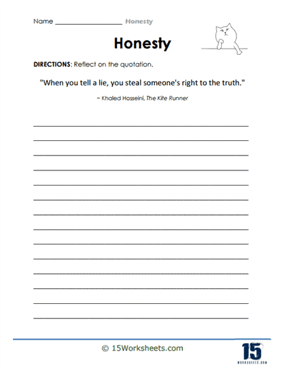 Honesty Worksheet For Kids Teaching Resources Twinkl USA 
