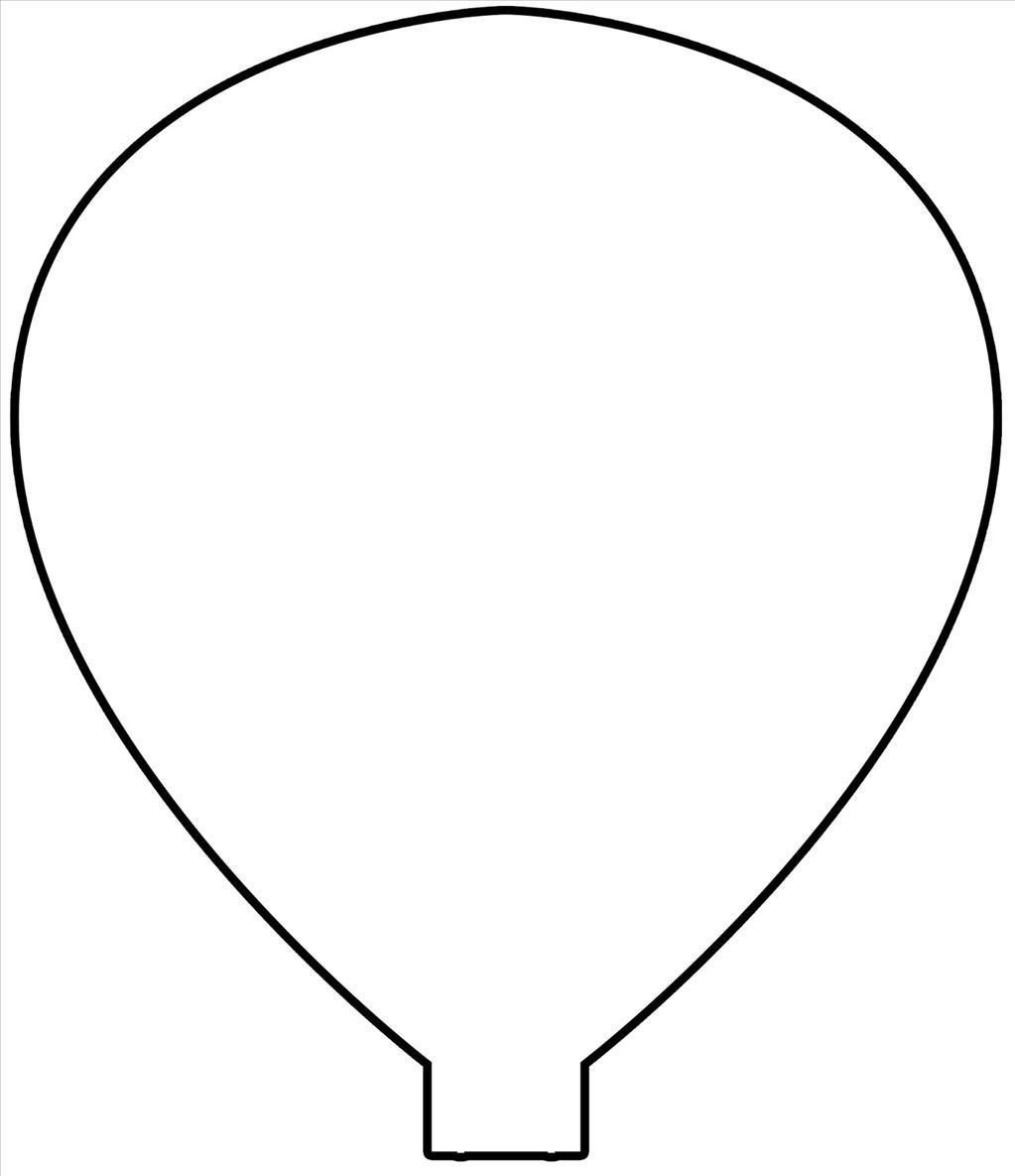 Hot Air Balloon Template Printable Printables Template Free