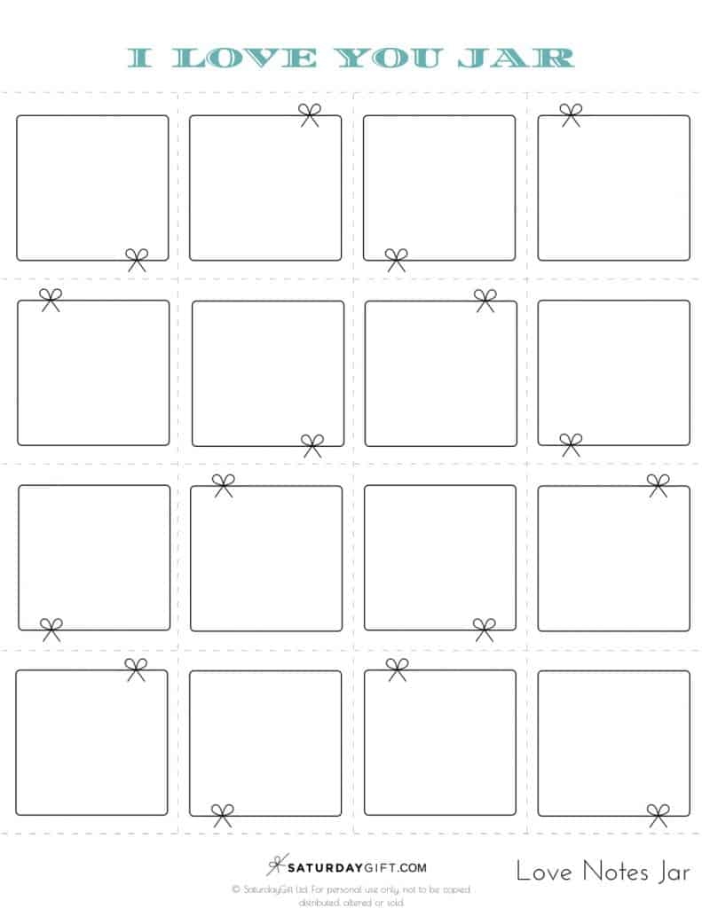 How To Create A Reasons Why I Love You Jar Pretty Free Printables