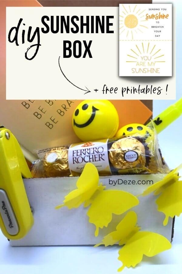 How To DIY A SUNSHINE BOX Printables ByDeze