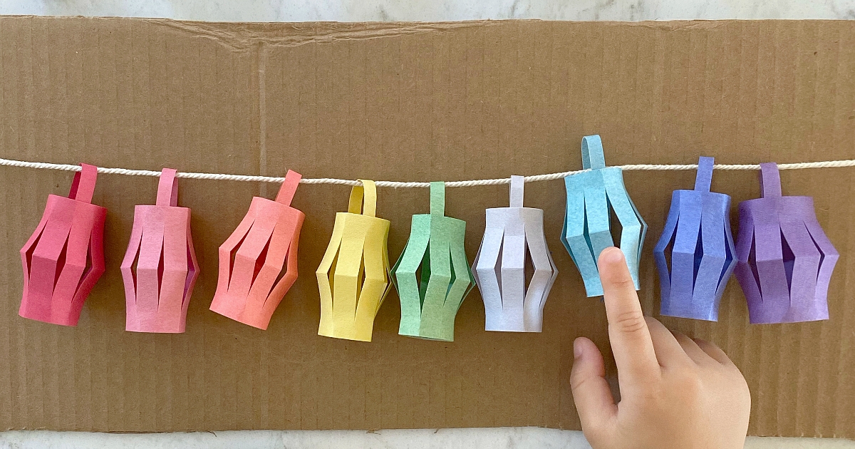How To Make Easy Chinese Paper Lanterns In 1 Minute Free Template 
