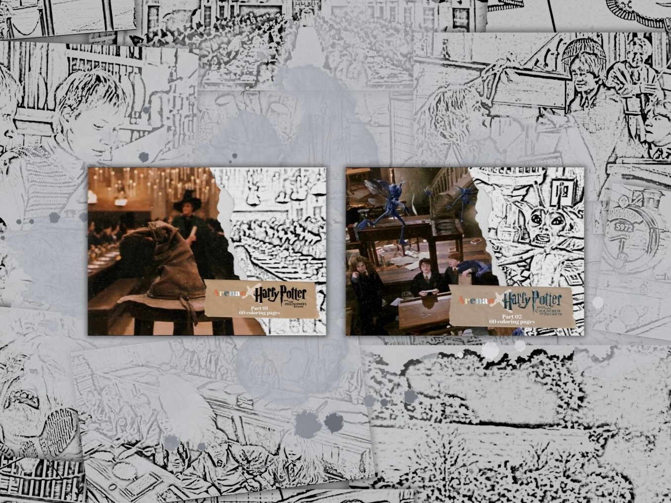 hp coloring pages free download