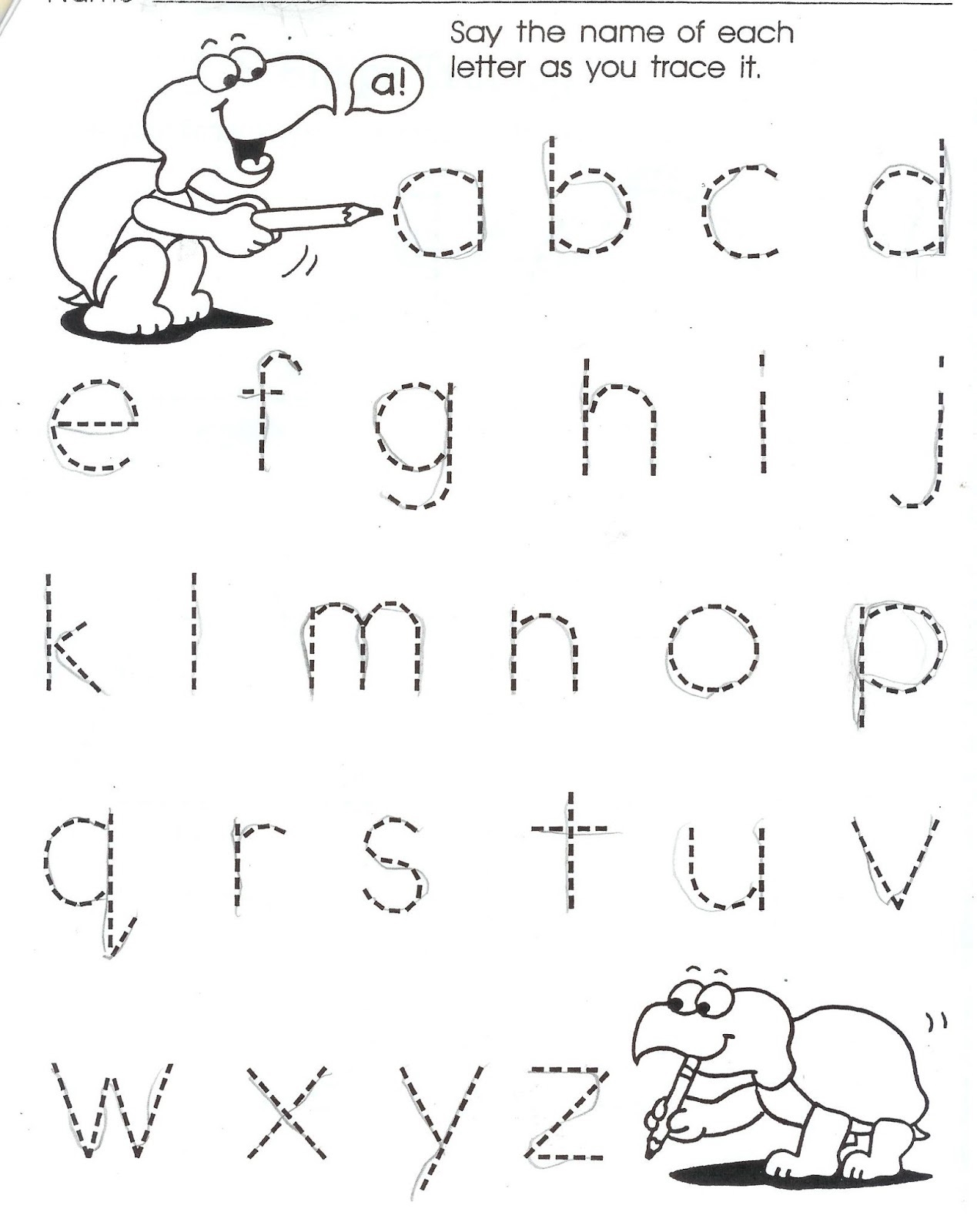 printable homework sheets for kindergarten