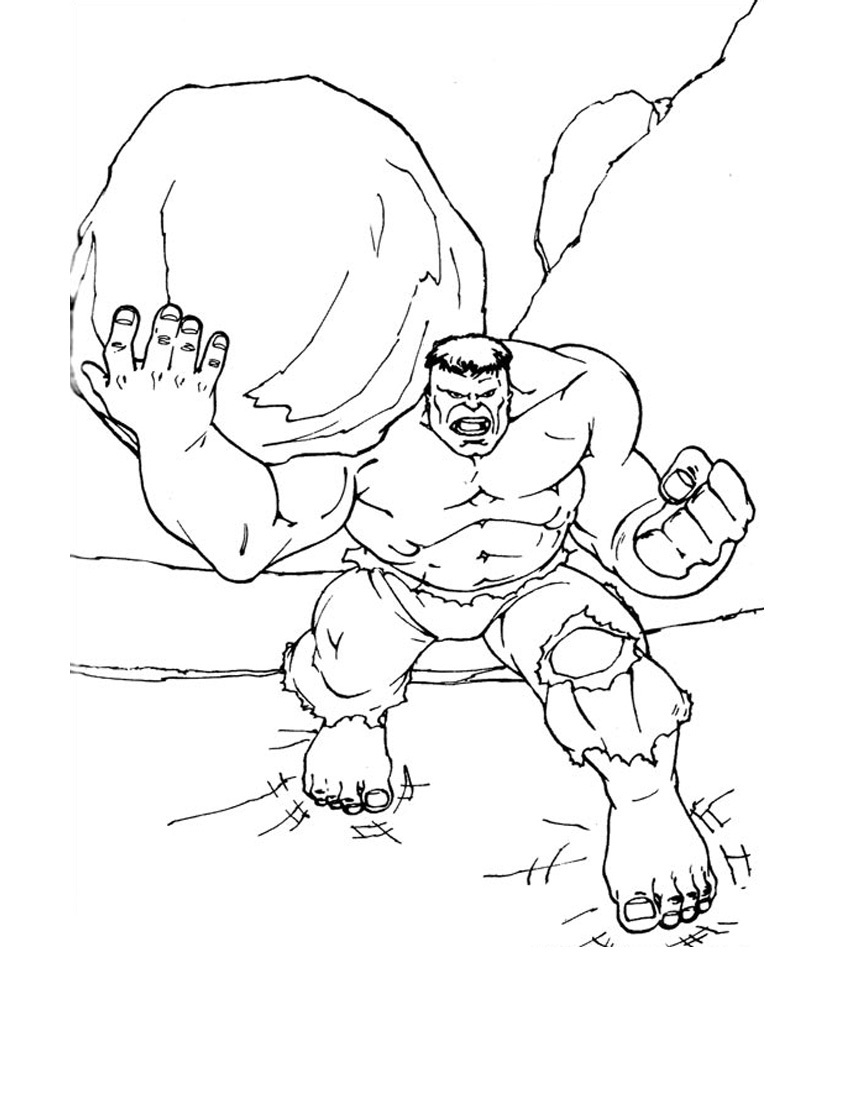 Hulk Coloring Printables