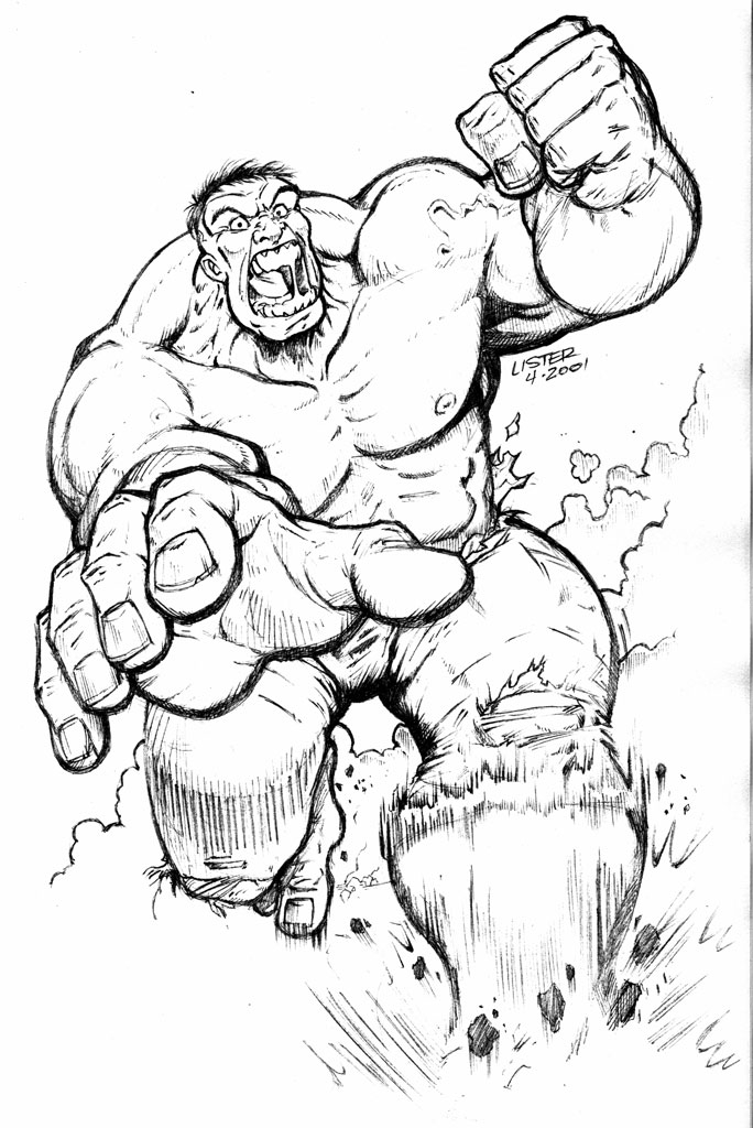 Hulk Smash Coloring Coloring Pages