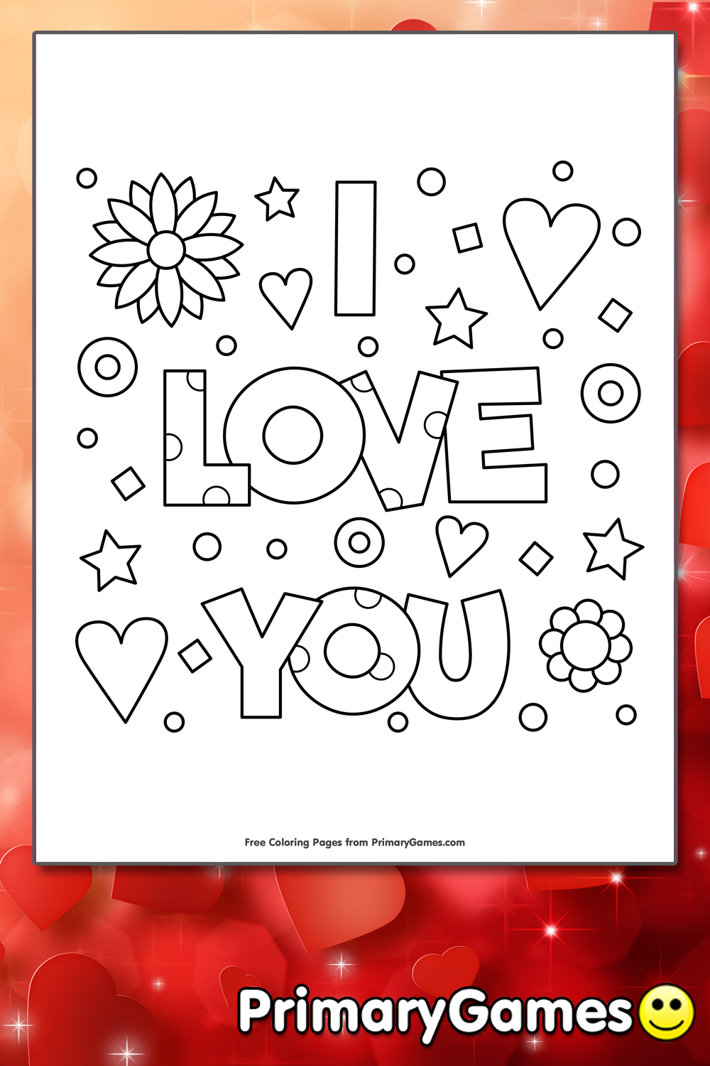 what i love about you printable