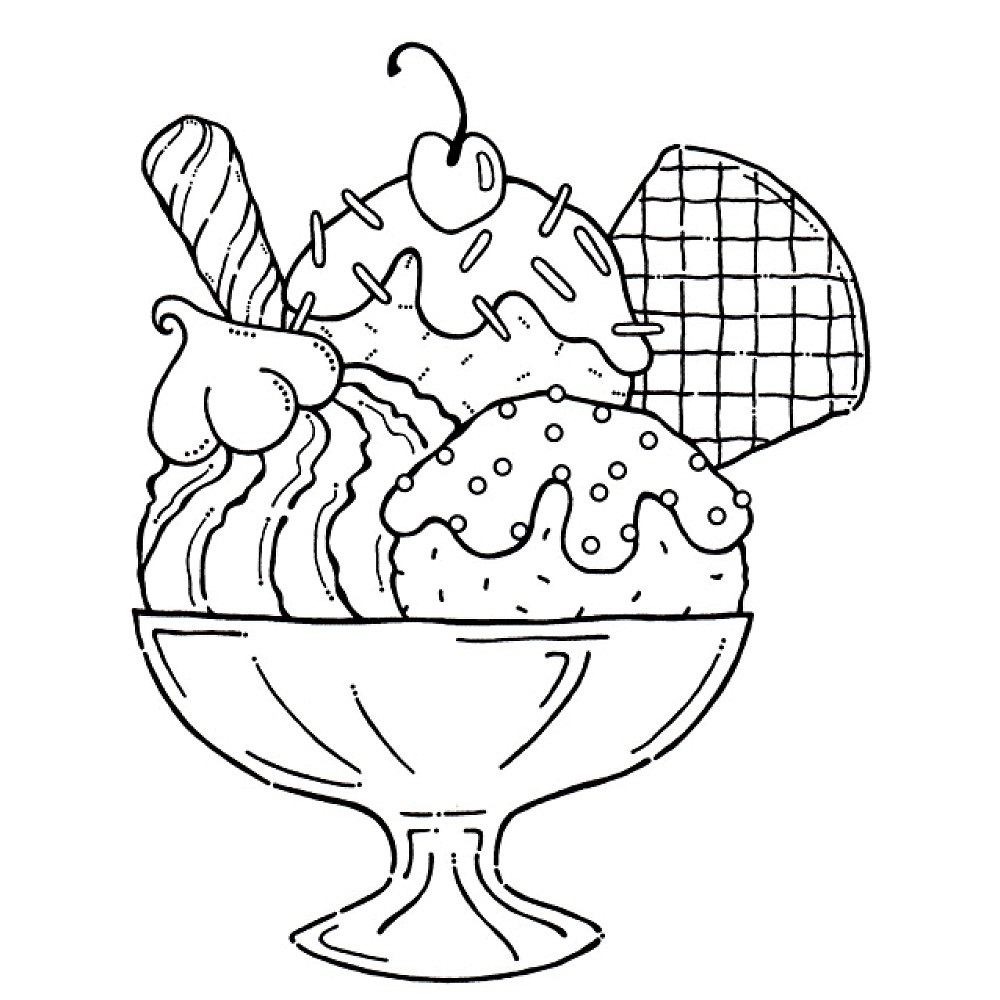 Ice Cream Coloring Printables Printable Word Searches
