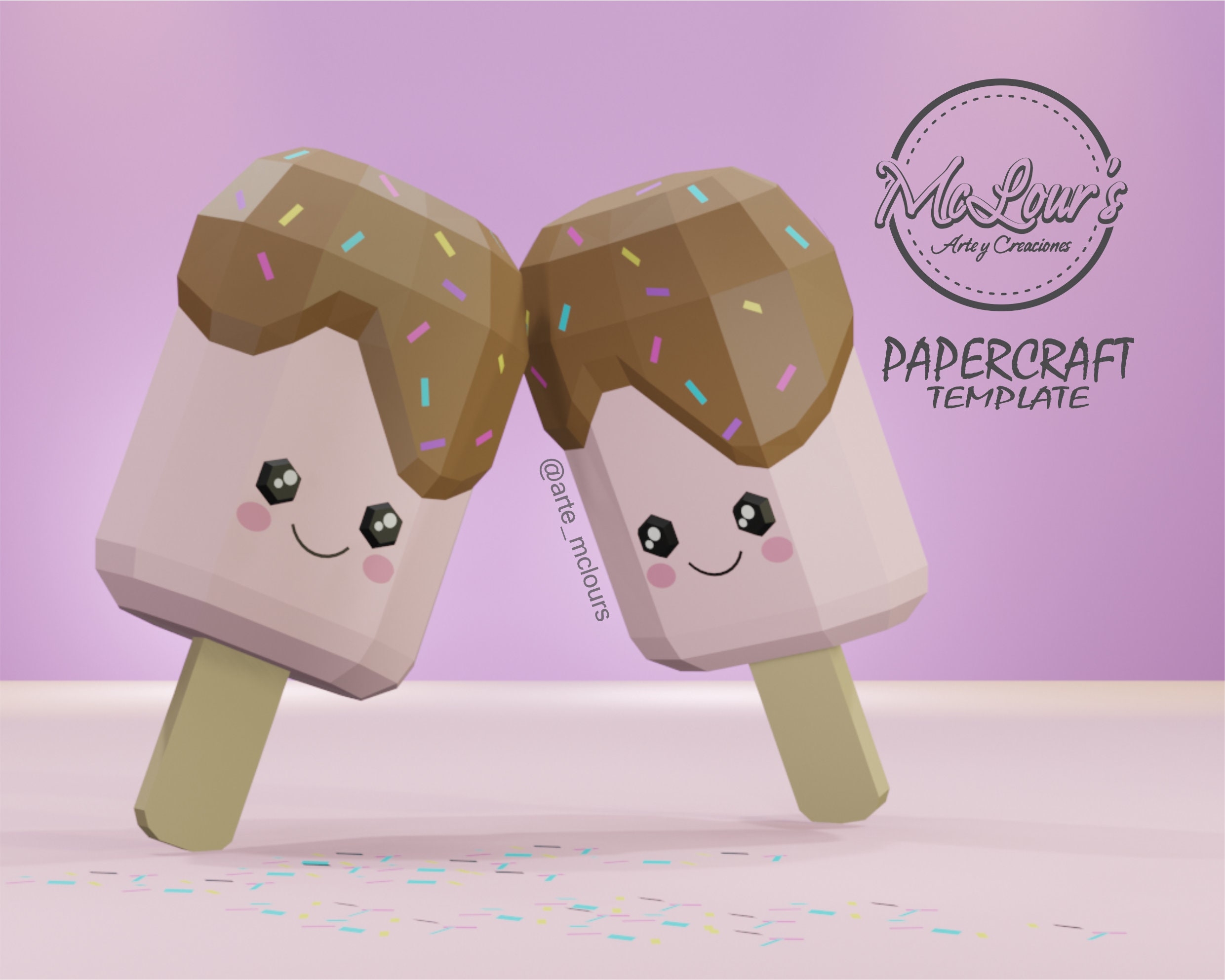 ice cream template pdf