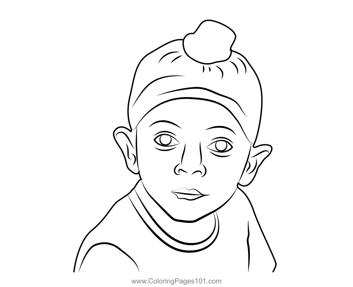 Innocent Boy Coloring Page For Kids Free Boys Printable Coloring 
