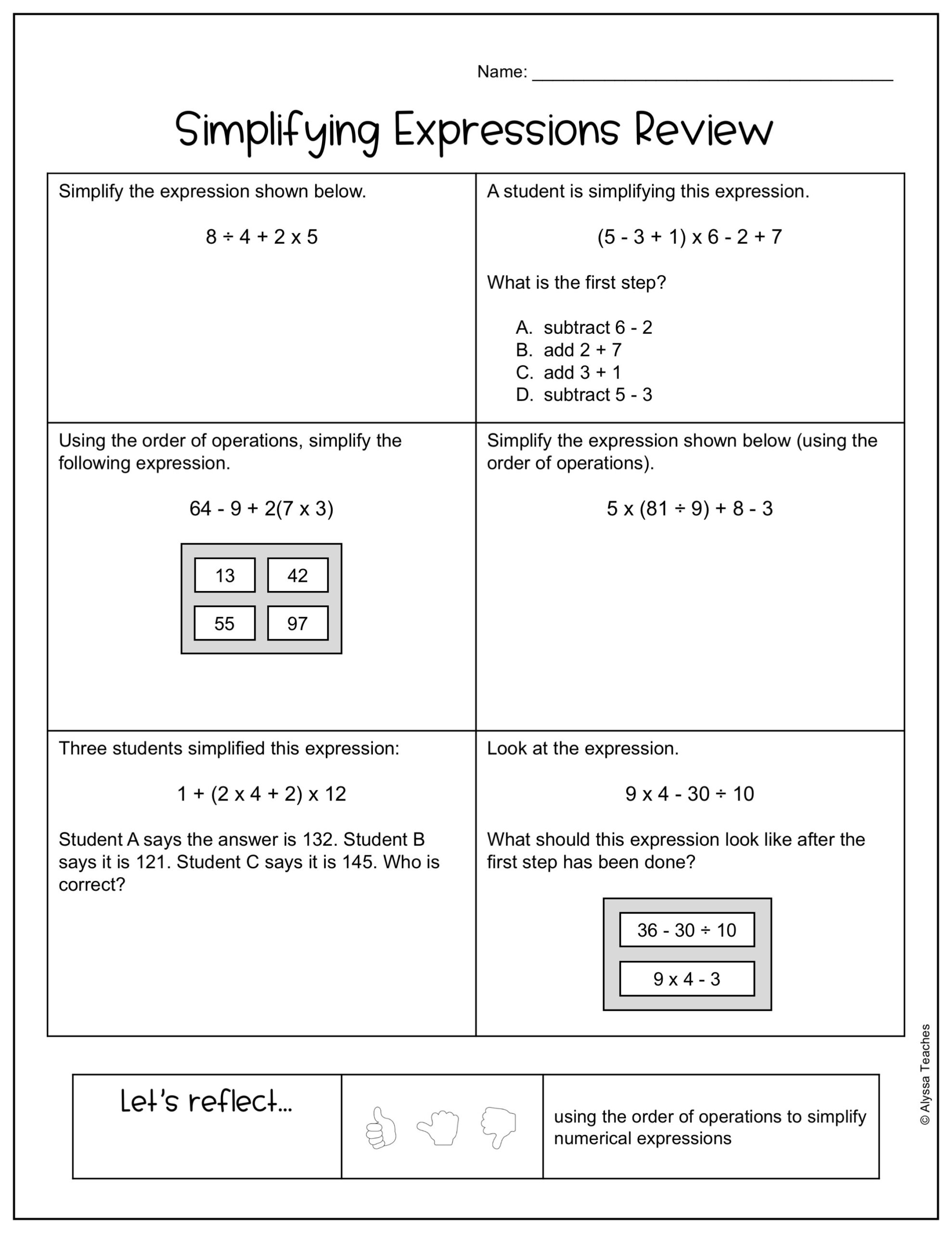 school worksheets for 5th grade