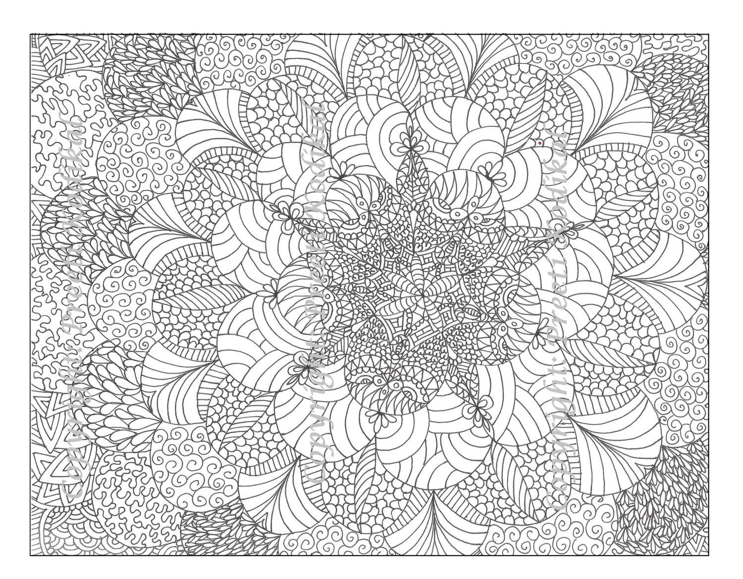 Intricate Design Coloring Pages Coloring Home