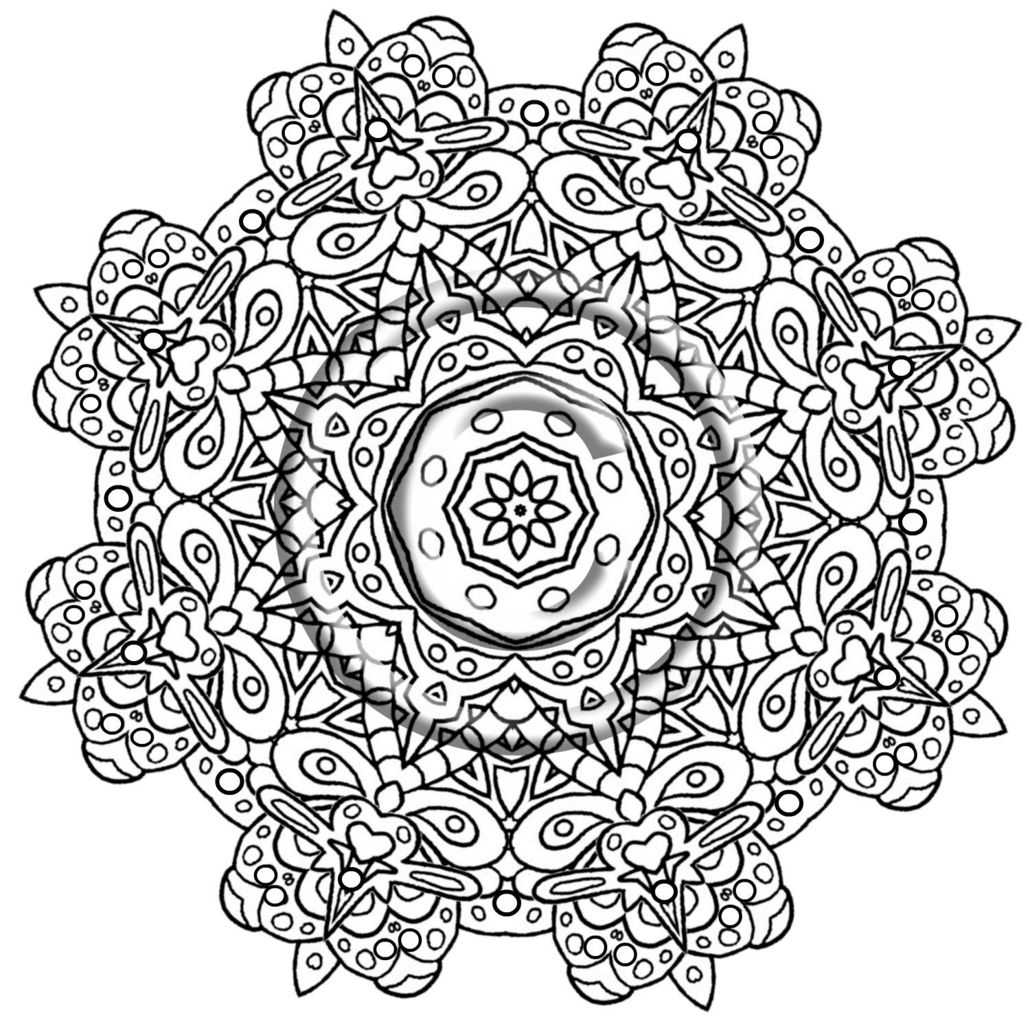 intricate coloring pages for teens