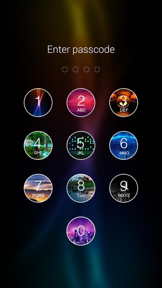 iphone lock screen template