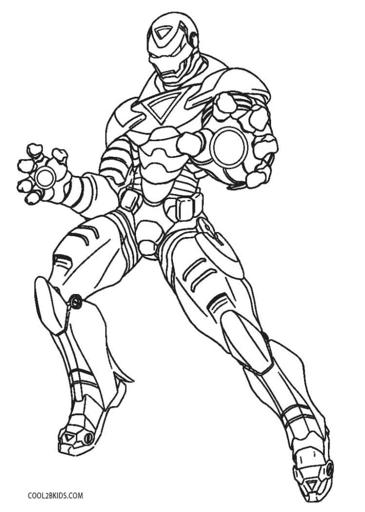 free printable Iron Man pictures