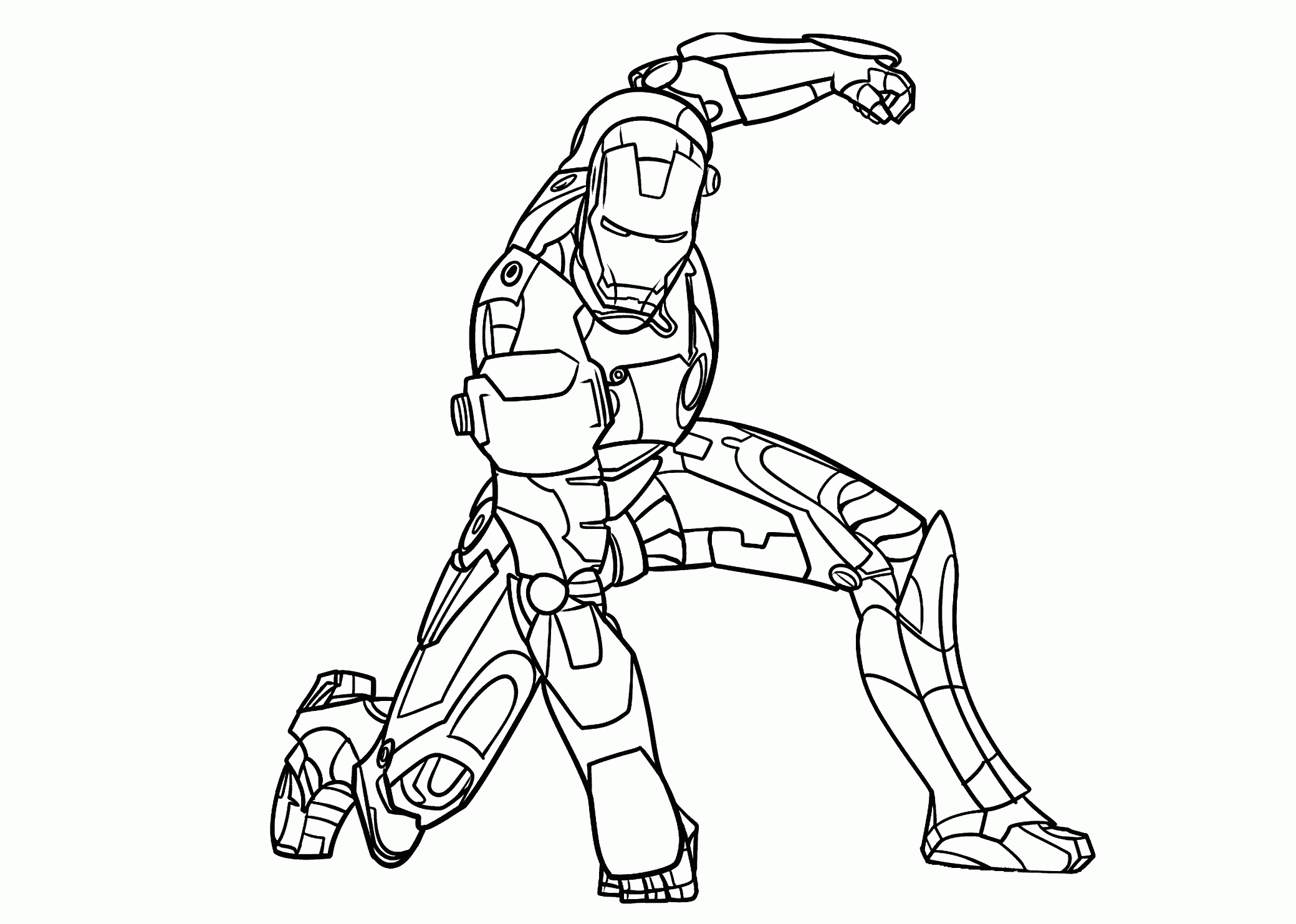 Iron Man Coloring Pages Free Printable Coloring Home