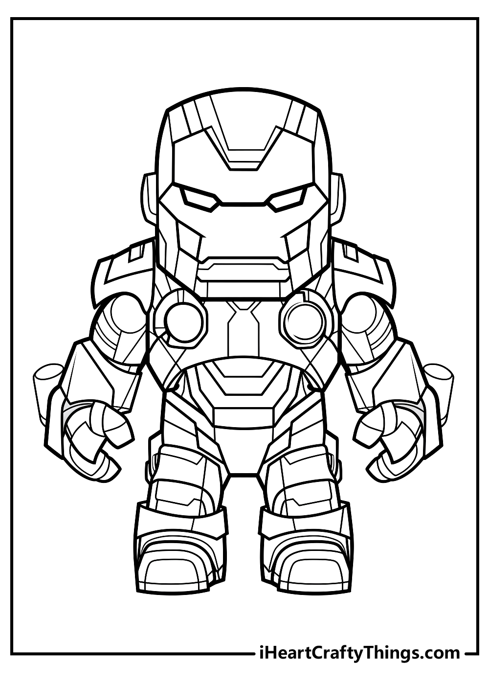Iron Man Coloring Pictures Printable Infoupdate