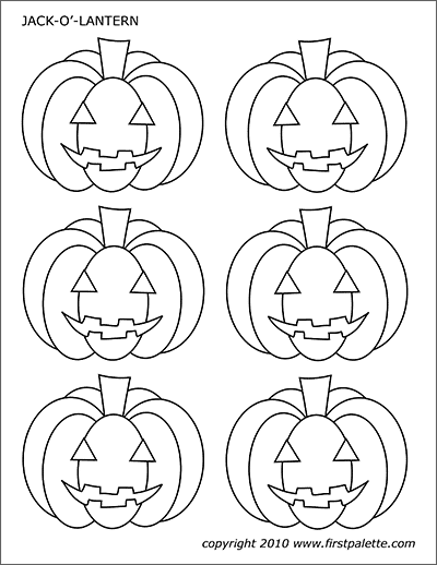 Jack O 39 Lanterns Free Printable Templates Coloring Pages