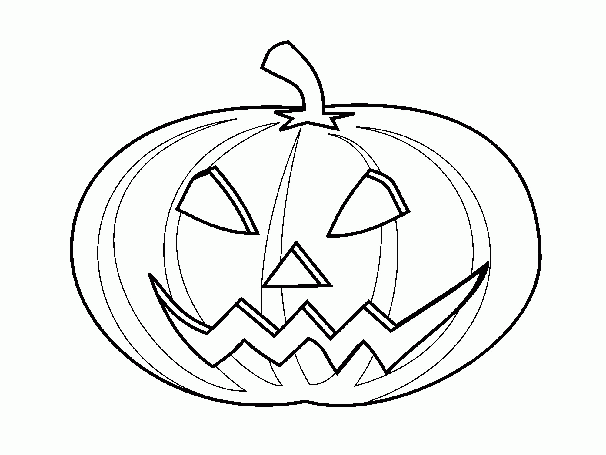 Jackolantern Coloring Pages Coloring Home
