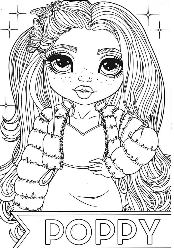 Jade Art Rainbow High Coloring Page Free Printable Coloring Pages For 