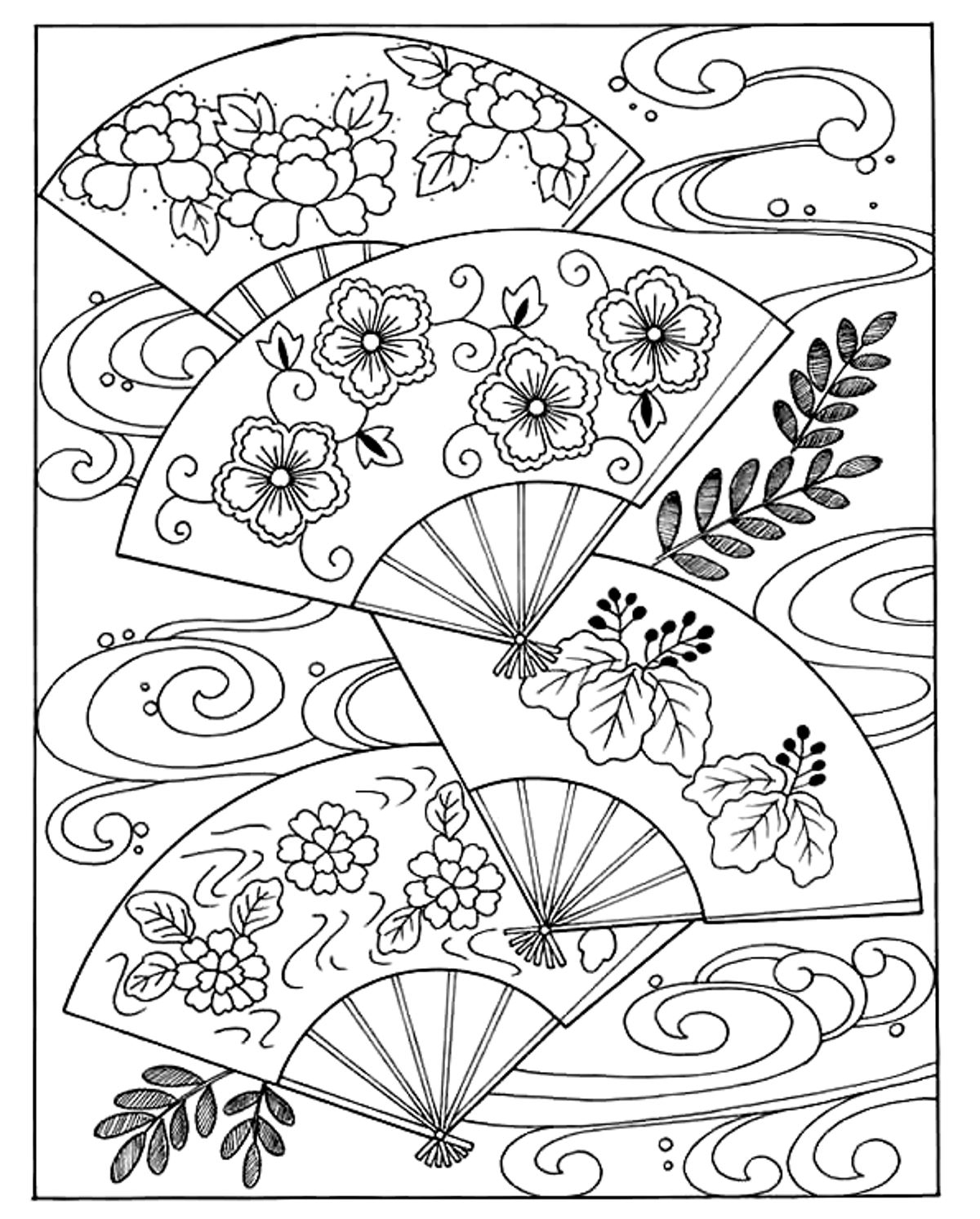 Japan Coloring Page Coloring Home