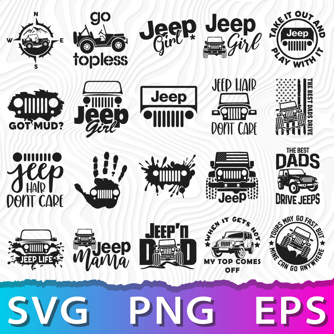 jeep decals on cricut