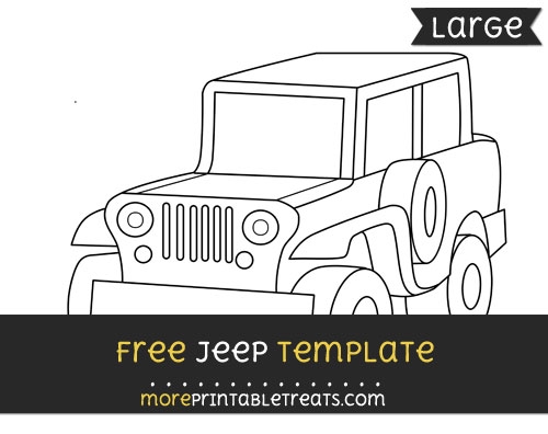 Jeep Template Large
