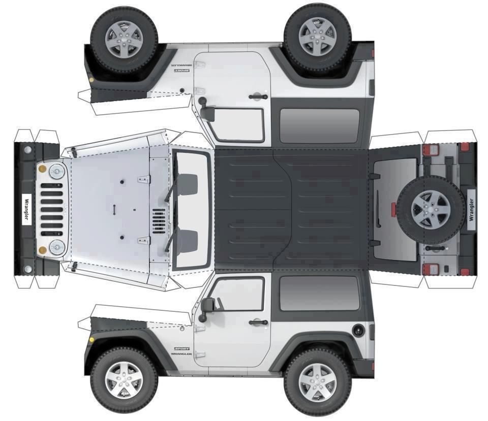 Jeep Templates For Crafts