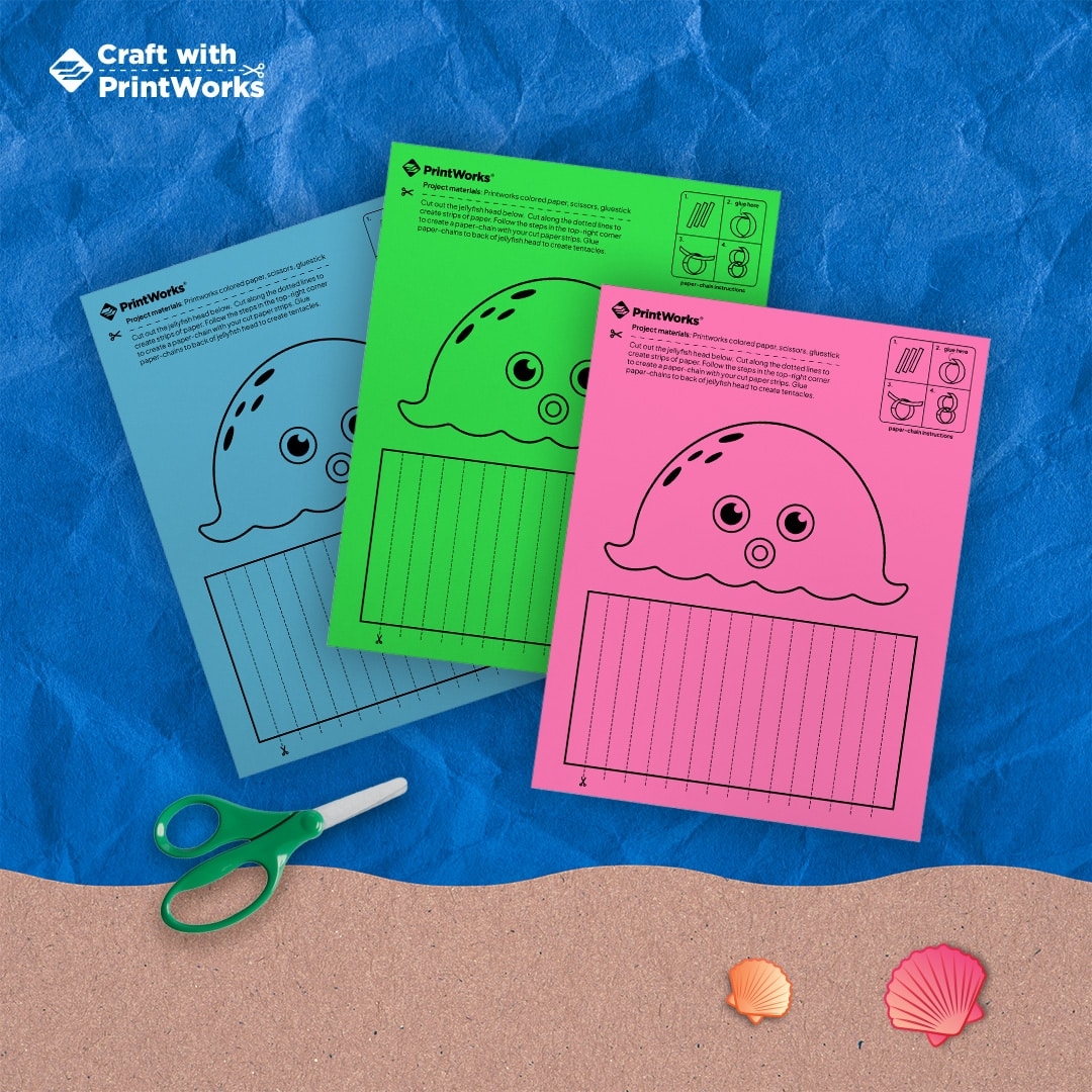 Jellyfish Craft Free PDF Printable Download
