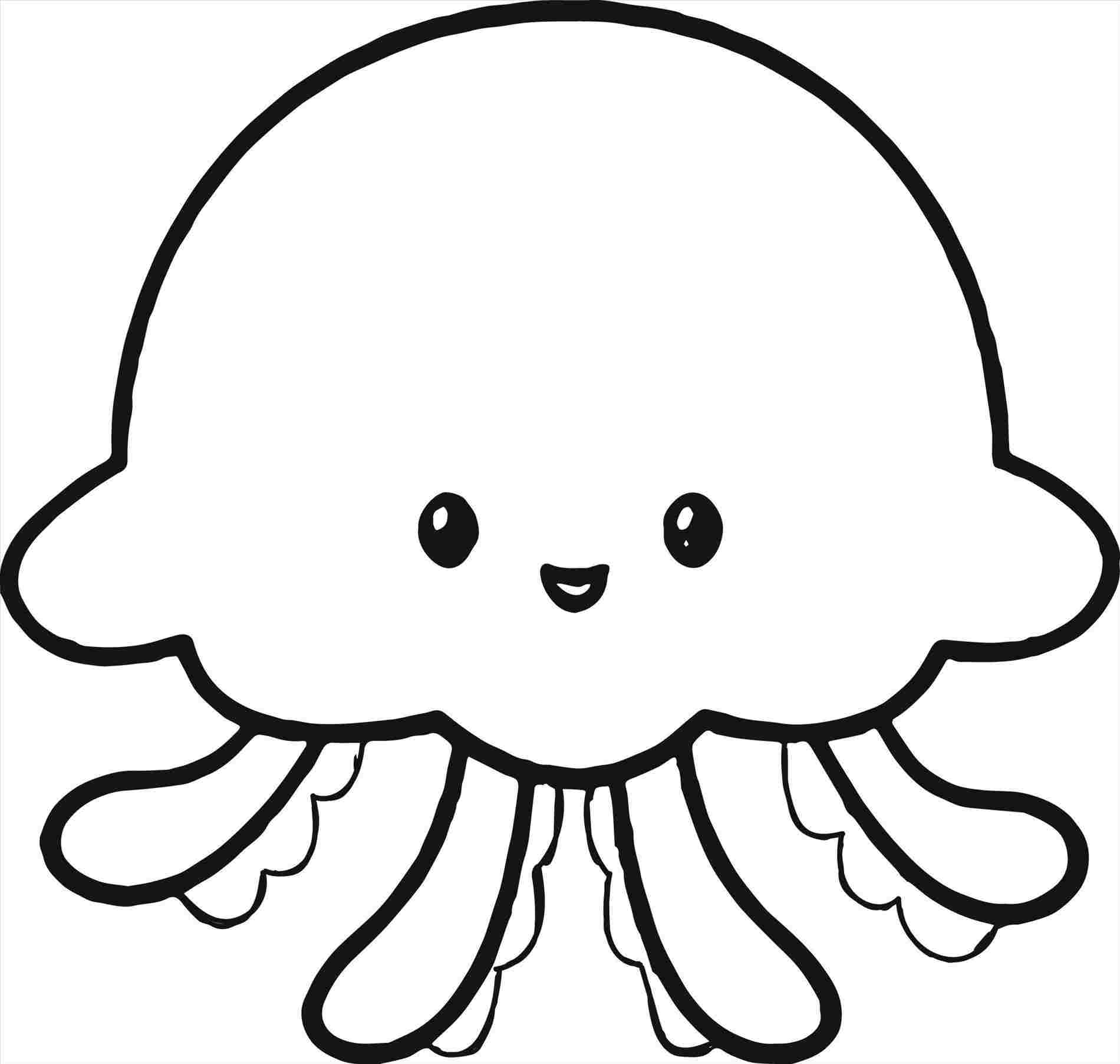 free printable jellyfish drawing