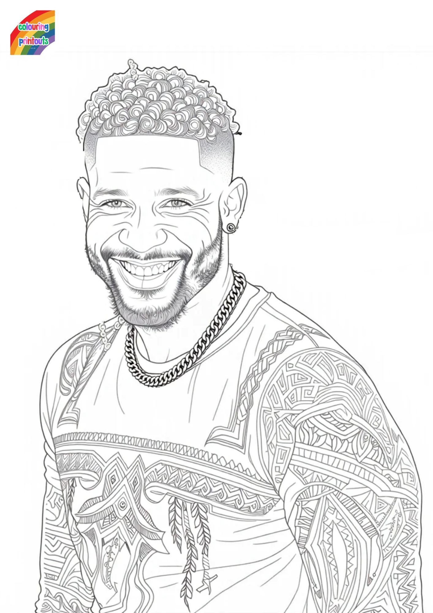 Jey Uso Coloring Pages Free Printables 