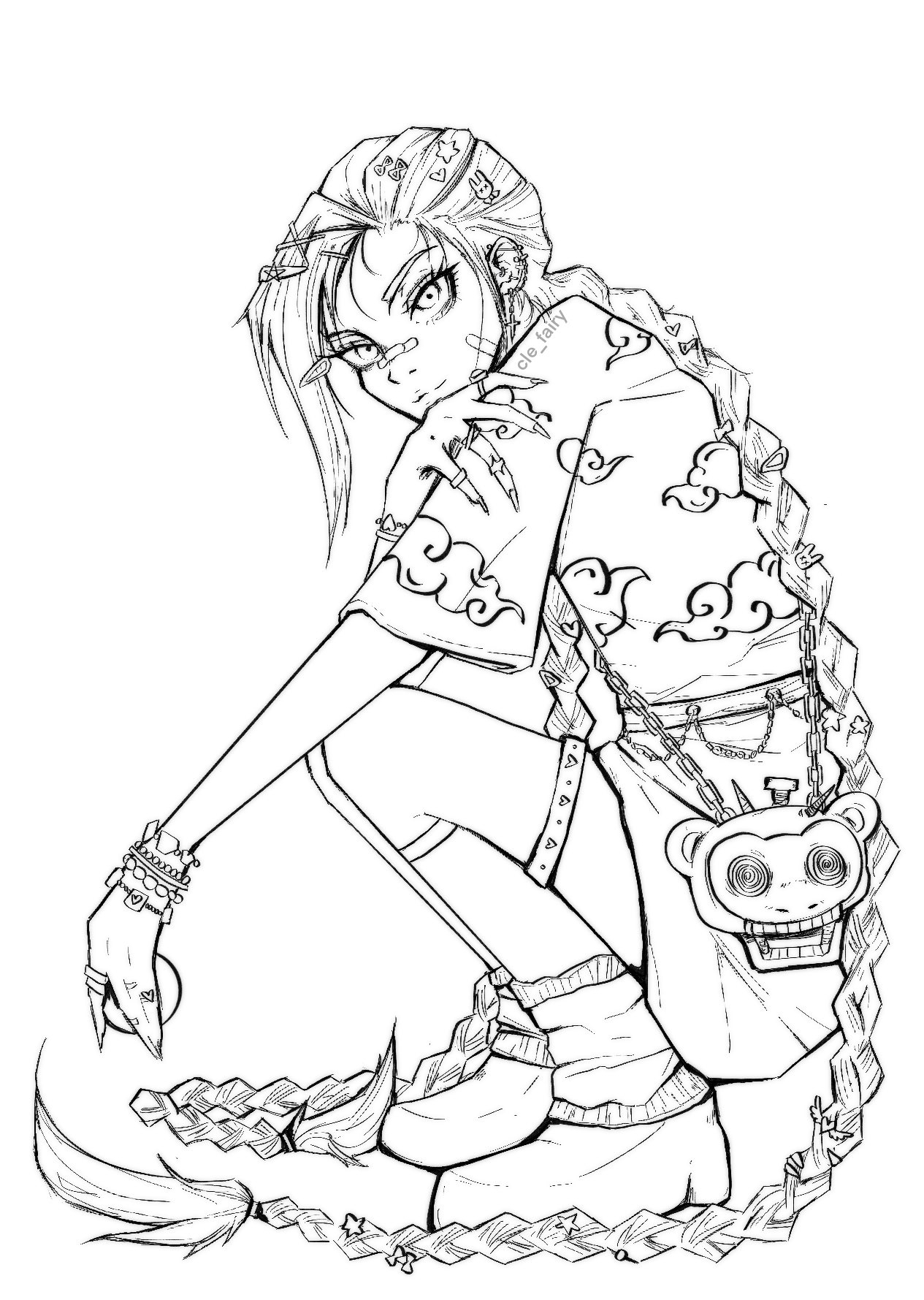 Jinx Coloring Pages Coloring Nation