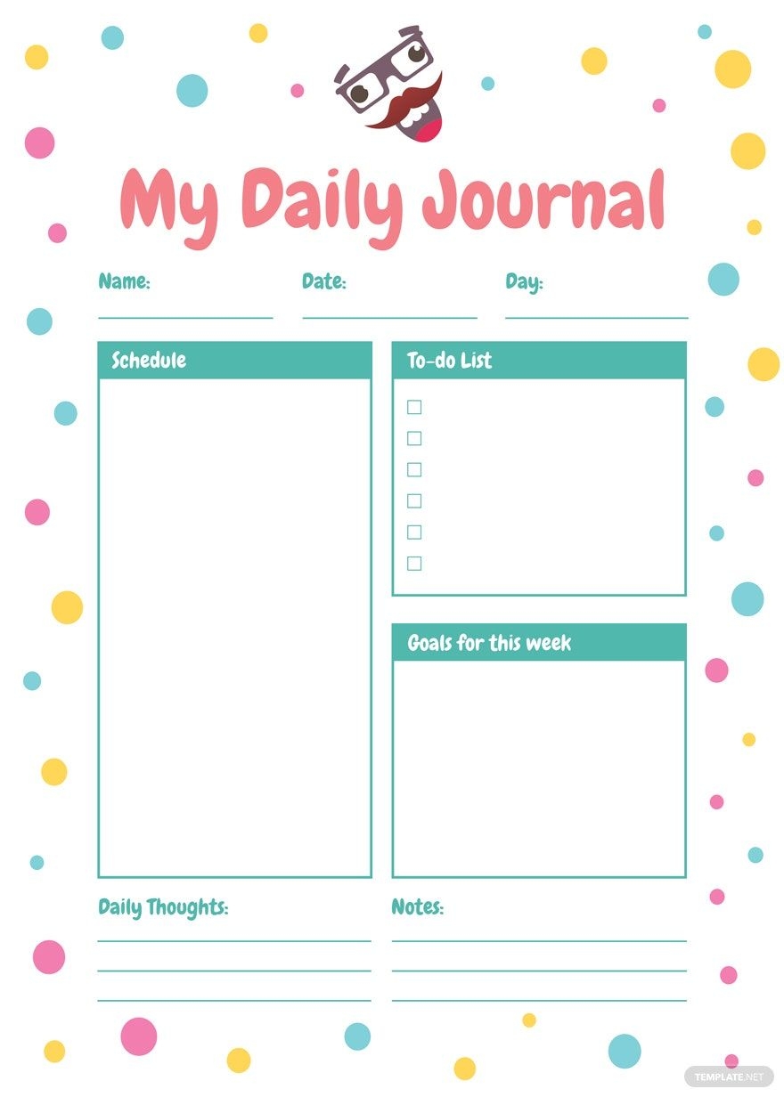 journal template free download