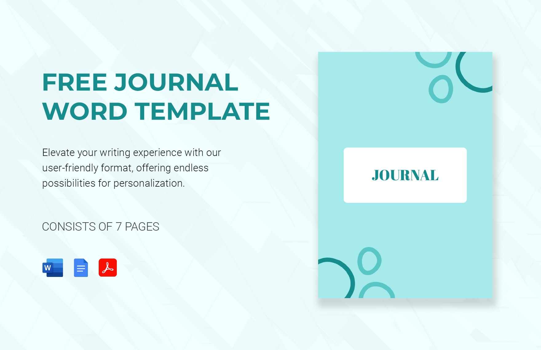 editable journal templates free