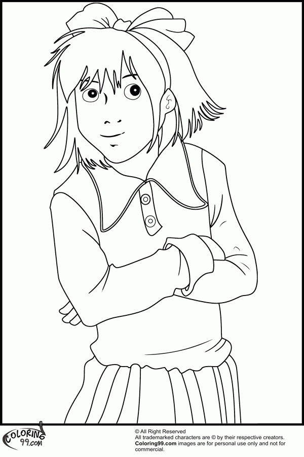 Junie B Jones Coloring Pages Printable Coloring Home