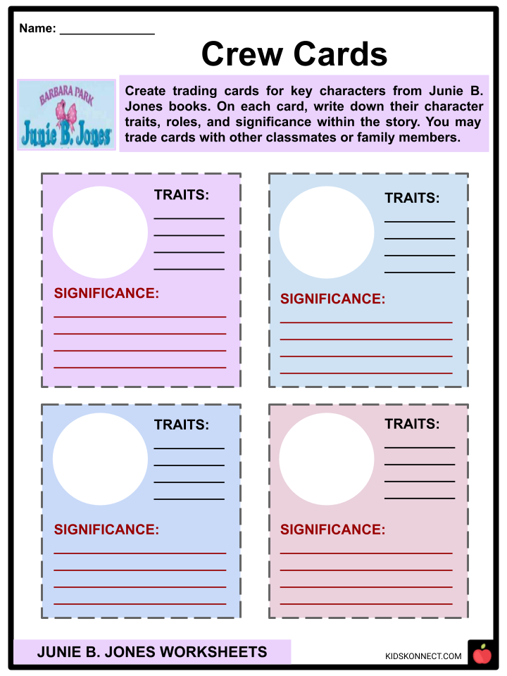 Junie B Jones Has A Peep In Her Pocket Novel Study Amanda 