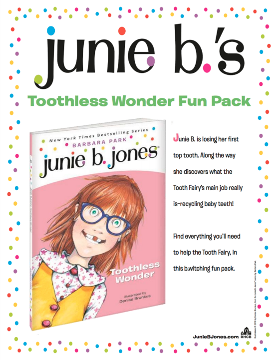 Junie B. Jones activities printable
