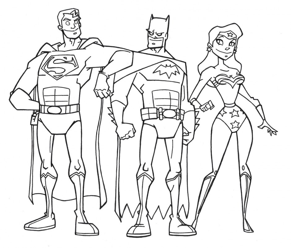 justice league coloring pages free