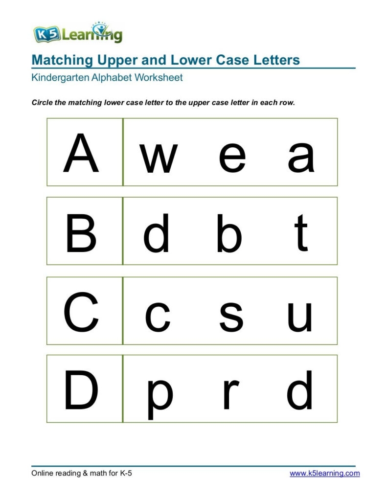 K 5 Learning Worksheets Printable Ronald Worksheets