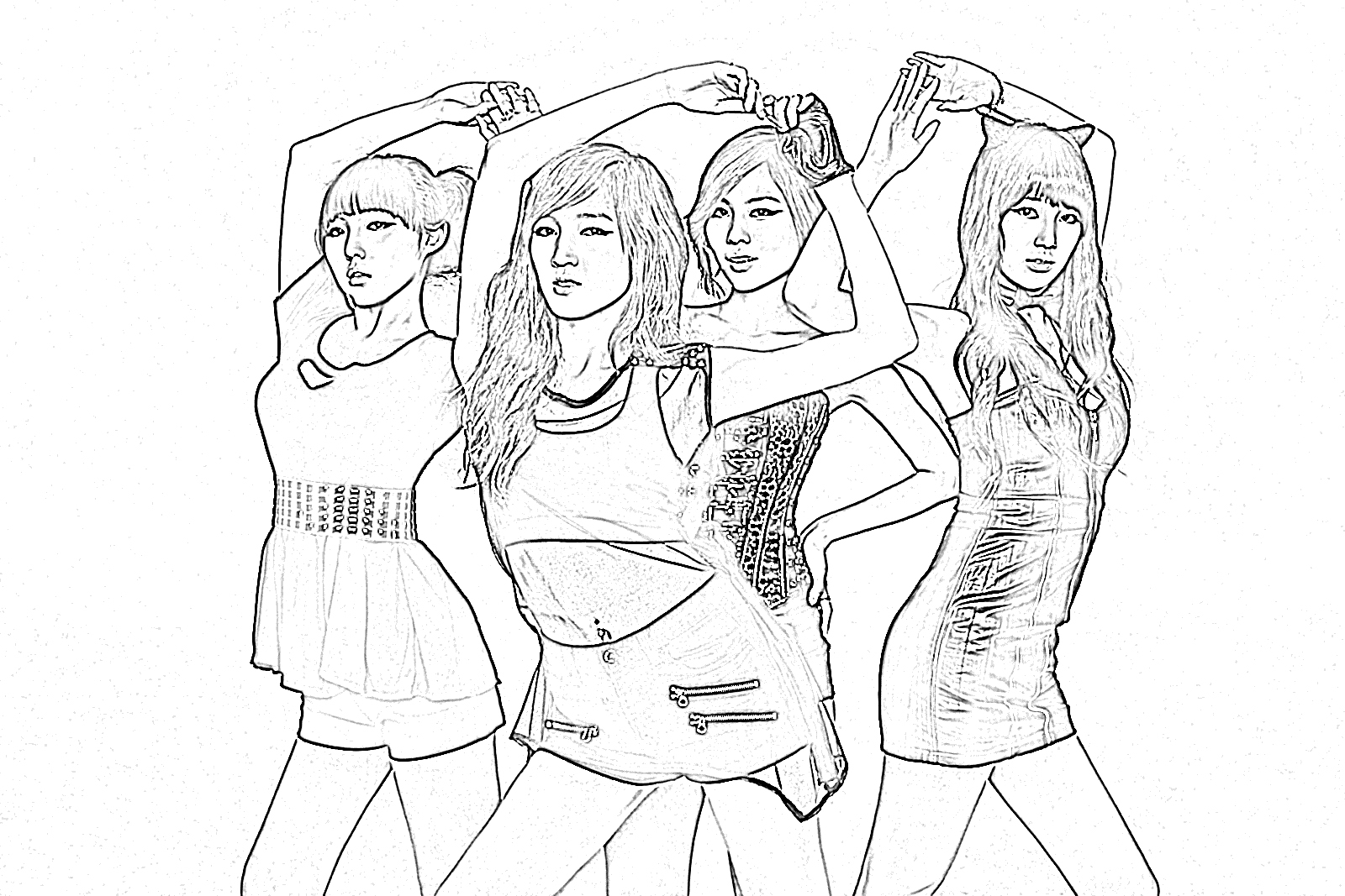 K Pop Coloring Pages Coloring Home