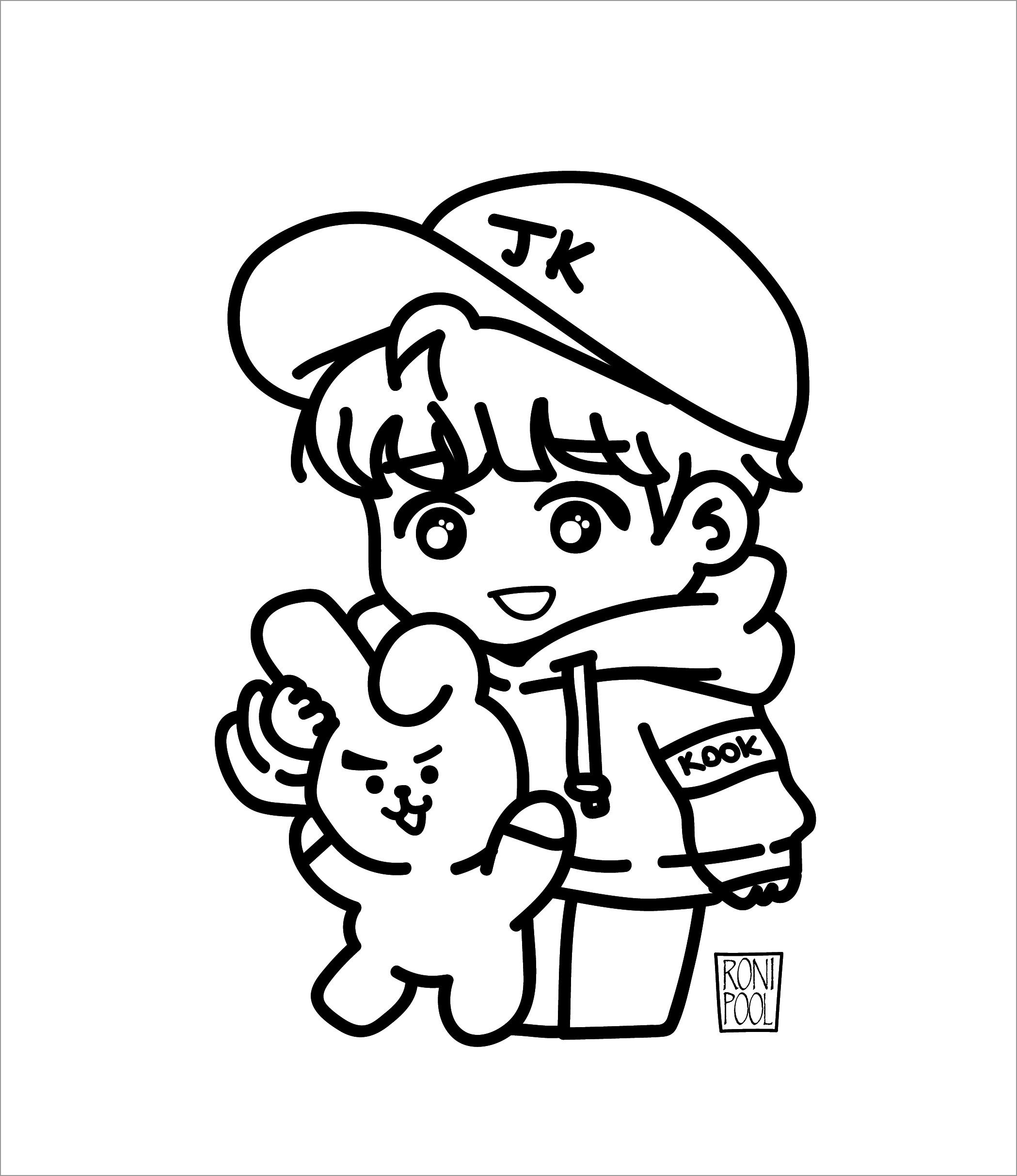 K Pop Coloring Pages Coloring Home
