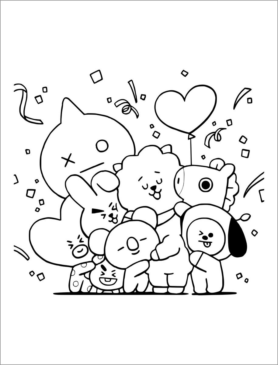 printable k pop coloring pages