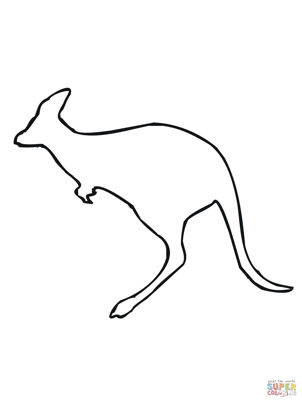 Kangaroo Printable Template Printable Word Searches