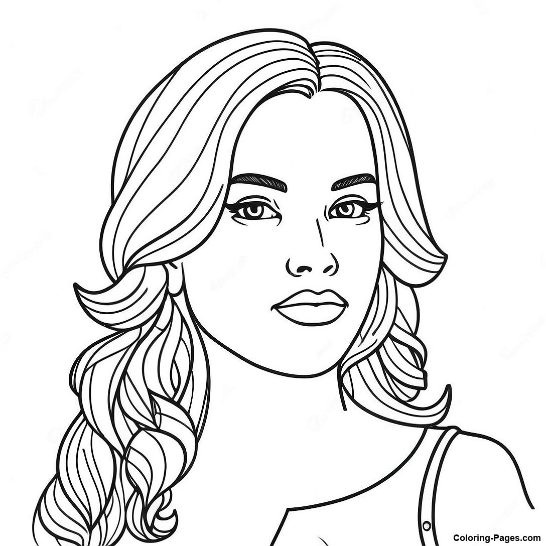 Karol G coloring pages free