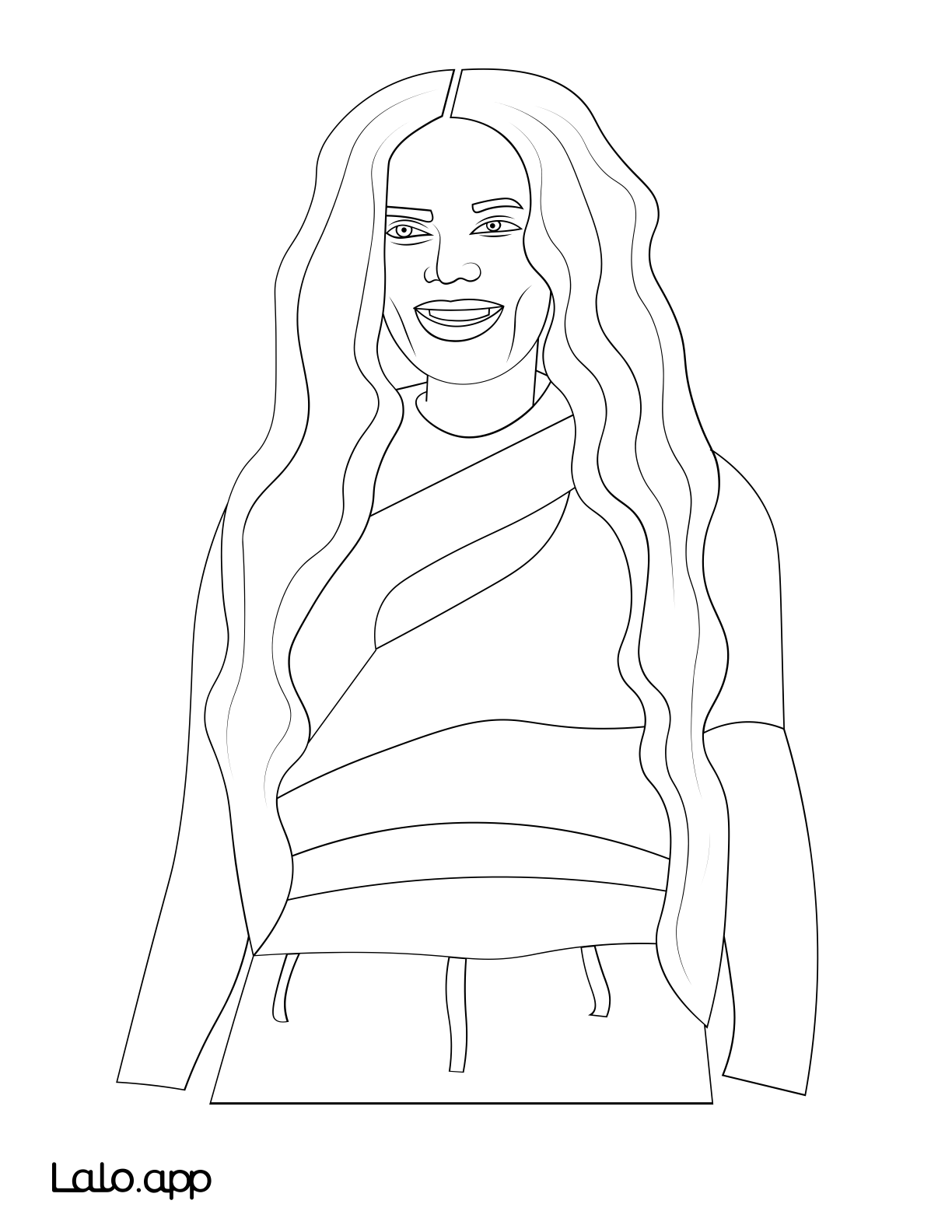 Karol G Coloring Pages Coloring Nation