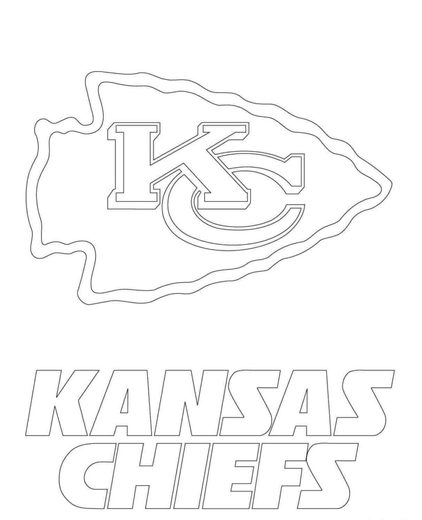 free printable chiefs coloring pages